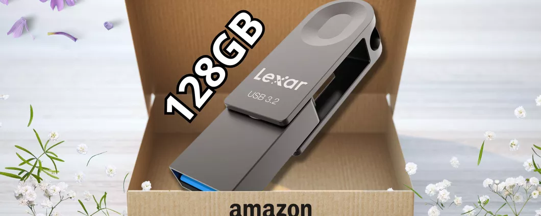 BOMBA di primavera: Chiavetta USB da 128GB a prezzo PICCOLISSIMO su Amazon!