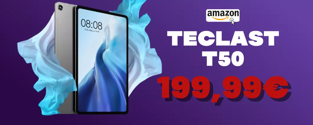 Teclast T50 è il tablet da Gaming con display 2K e oggi costa MENO DI 200€