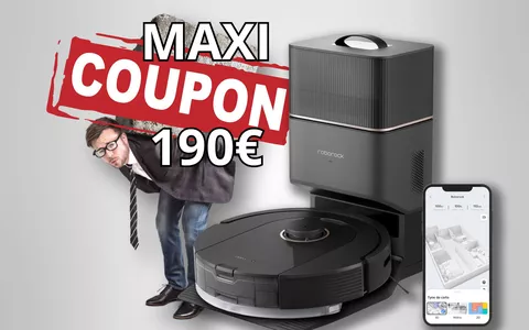 MAXI COUPON da 190€ per roborock Q5 Pro+ che lava e aspira: scoprilo su Amazon!