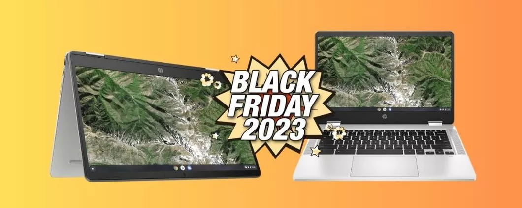 Black Friday: pc HP Chromebook su Amazon A SOLI 250 euro!