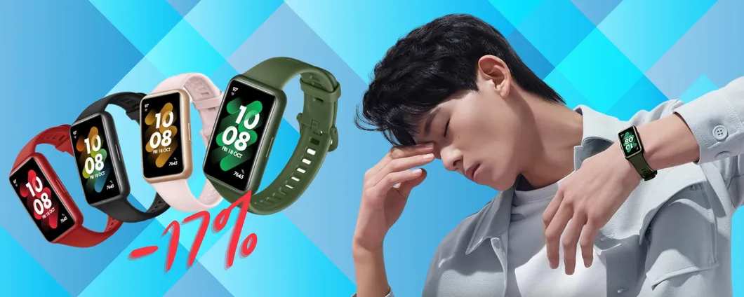 HUAWEI Band 7 a un OTTIMO PREZZO su Amazon (-17%)