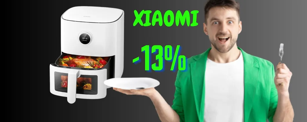 Cibi sani e saporiti con la friggitrice ad aria Xiaomi in SCONTO per la Festa delle Offerte Prime