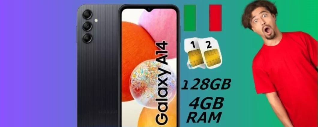Samsung Galaxy A14: GRANDE SCONTO ora su Ebay (-27%)
