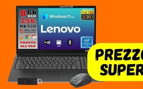 OGGI Notebook Lenovo ad un PREZZO STRACCIATO su Amazon