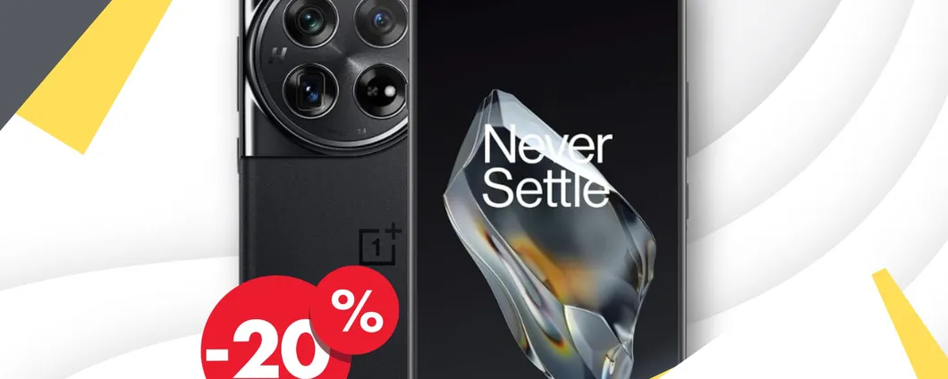 OnePlus 12: smartphone POTENTISSIMO ed elegante con oltre 200€ di sconto!