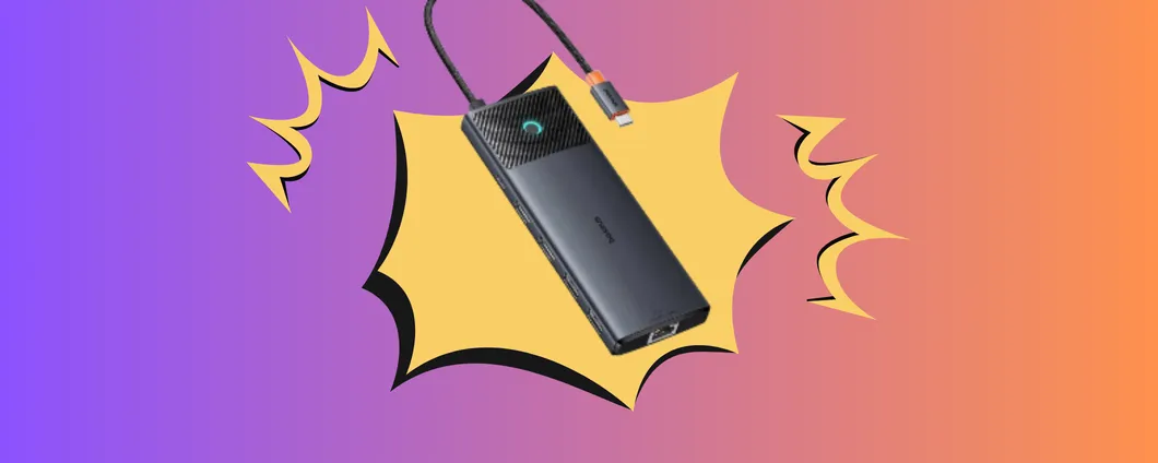 Docking Station 10-in-1 Baseus: connettività massima ad un mini prezzo (-20%)