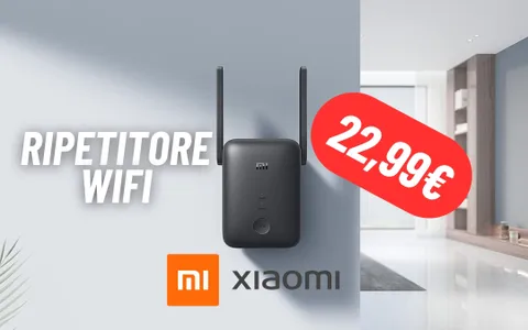 Copertura WiFi oltre OGNI OSTACOLO con il ripetitore Xiaomi IN OFFERTA