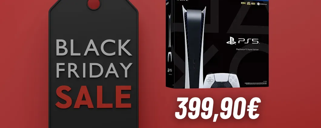 Black Friday Mania: PS5 Digital a prezzo bassissimo