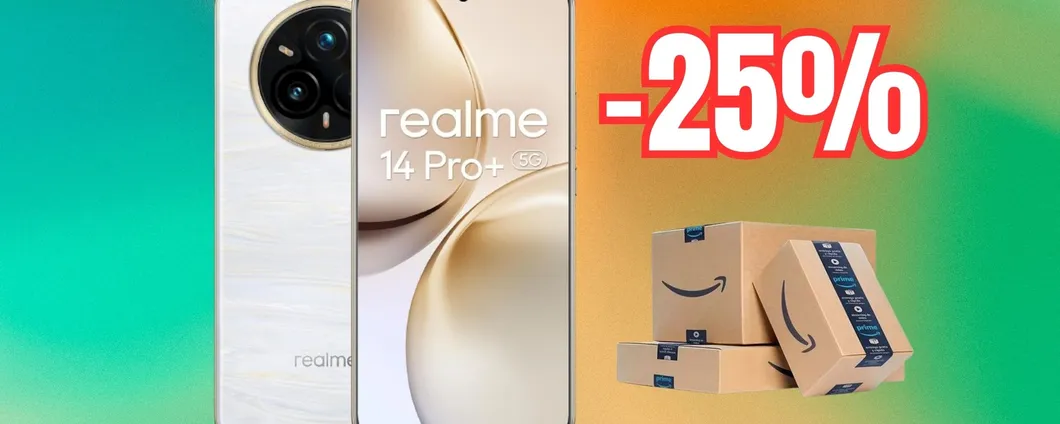 realme 14 Pro+: fotocamera TOP con sensore Sony, display da 120Hz e design premium (-25%)