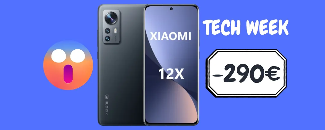 INCREDIBILE PROMO sullo smartphone Xiaomi 12X: 290€ di sconto
