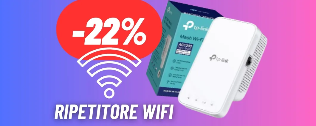 WiFi al massimo in OGNI STANZA con il ripetitore IN OFFERTA PROMO