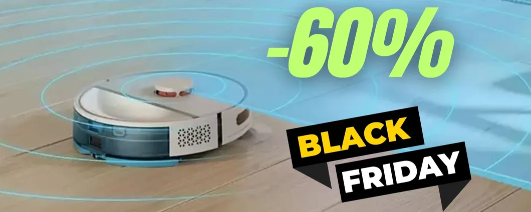 Follia Black Friday: robot aspirapolvere Philips al 60% di sconto