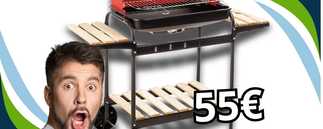 Barbecue Trolley a 55€: scopri la PROMOZIONE eBay e portalo a casa CON LO SCONTO!