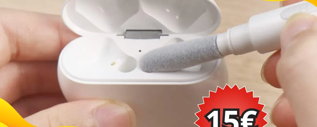 SOLO 7€ per il KIT super completo per la pulizia dei tuoi auricolari su Amazon!