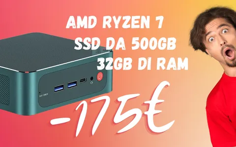 Beelink: mini PC con Ryzen 7 POTENTISSIMO e in SCONTO