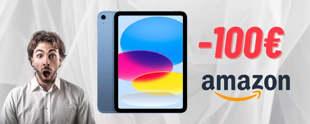 SCONTO di 100€ per l'originale iPad 2022 di Apple!