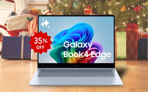 Samsung Laptop Galaxy Book4 Edge: 600€ DI RIBASSO SHOCK su Amazon