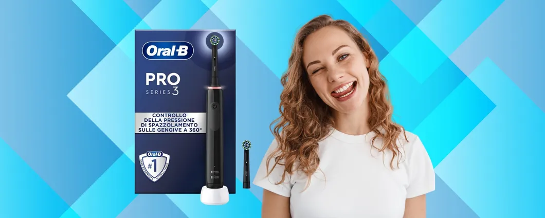 Oral-B Pro 3 3000: offerta imperdibile per un sorriso perfetto (39€)