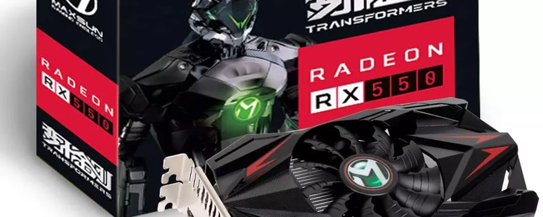 AMD Radeon RX 550 4GB GDDR5 in promo su Amazon ad un prezzo INCREDIBILE