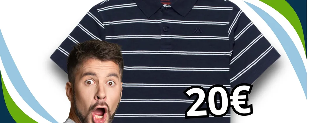 CHE BOMBA la POLO originale KAPPA a soli 20€: perfetta per un regalo gradito!