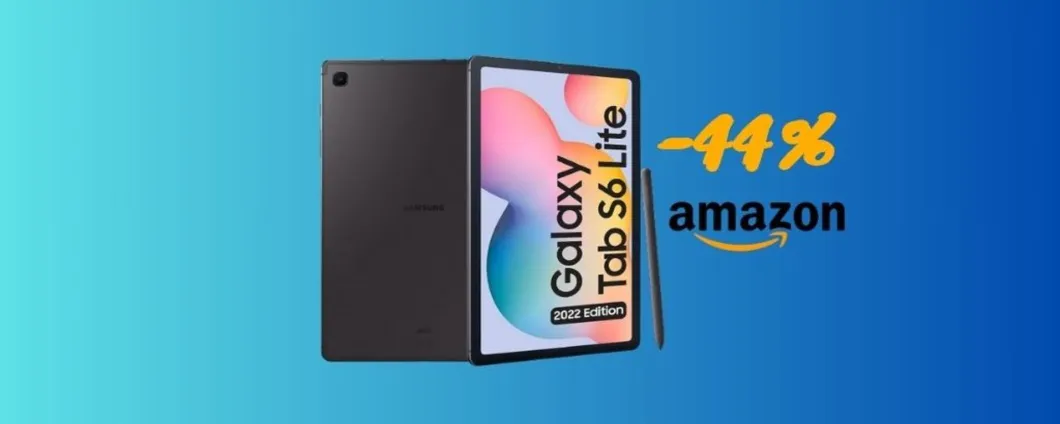 Samsung Galaxy Tab S6 Lite SCONTATO del 44% su Amazon!