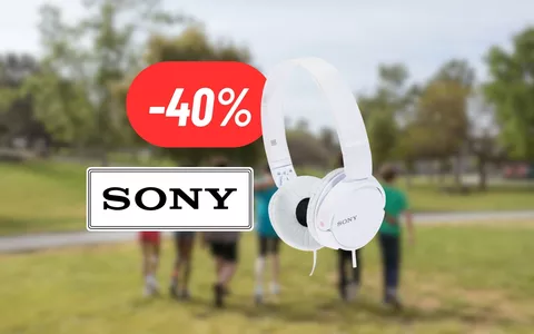 Cuffie Sony comode e con qualità audio al top: COSTANO MENO DI 9€