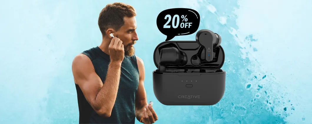 CREATIVE Zen Air Pro: auricolari true wireless premium per musica spaziale