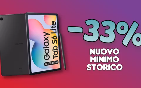 Con lo SCONTO Amazon il prezzo del Samsung Galaxy Tab S6 Lite è WOW