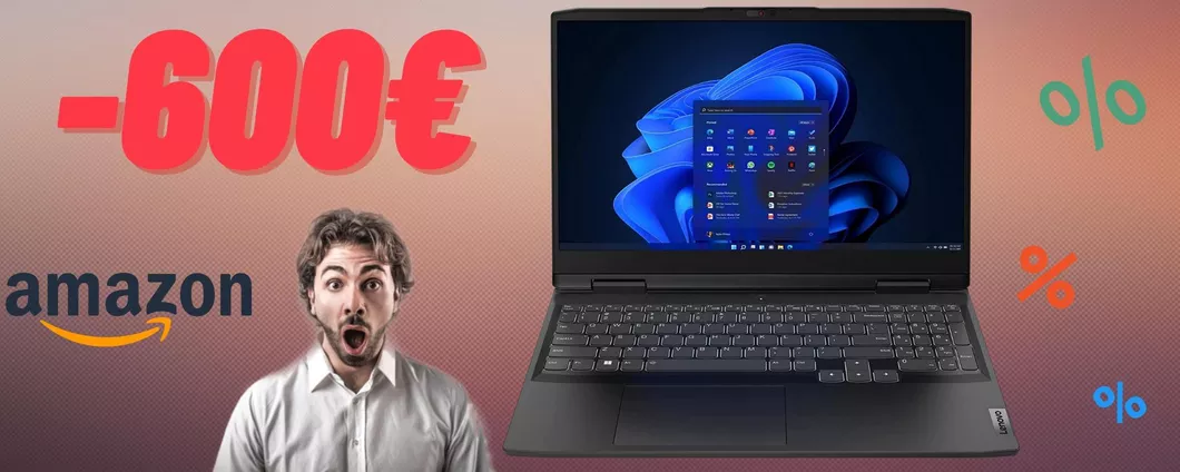 Il portatile Lenovo IdeaPad Gaming 3 in offerta con 600€ DI SCONTO!