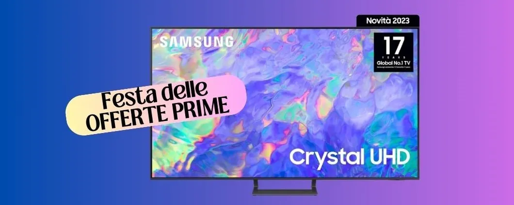 Tv Samsung 65 pollici SCONTATISSIMA con la Festa delle Offerte Prime, corri a prenderla!