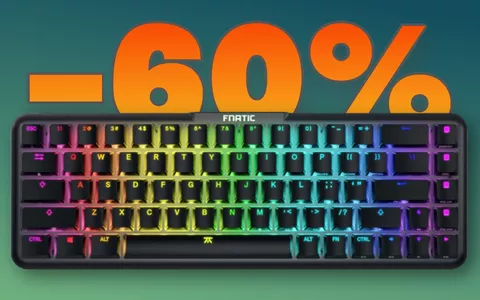 PAZZO 60% sulla tastiera meccanica Fnatic STREAK65