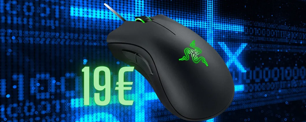Razer DeathAdder Essential: mouse gaming con pulsanti programmabili (19€)