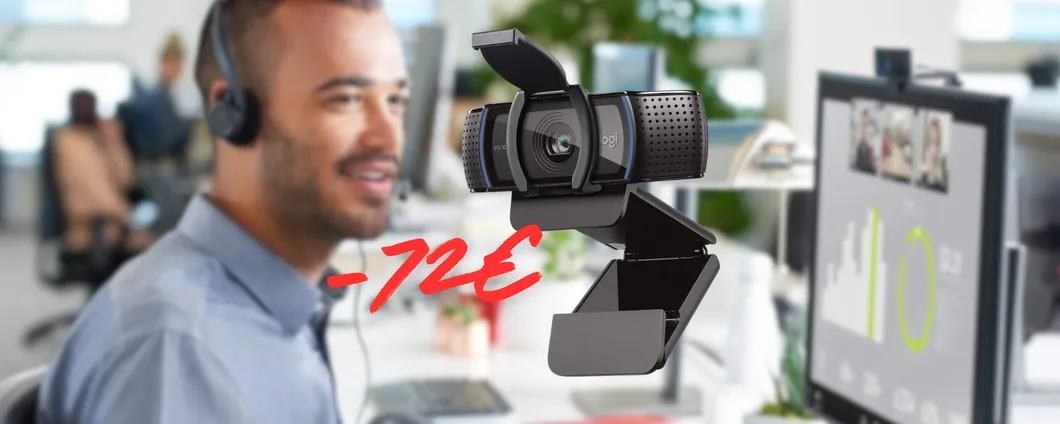 Scopri la webcam Logitech C920S HD Pro: qualità top a un prezzo imperdibile!