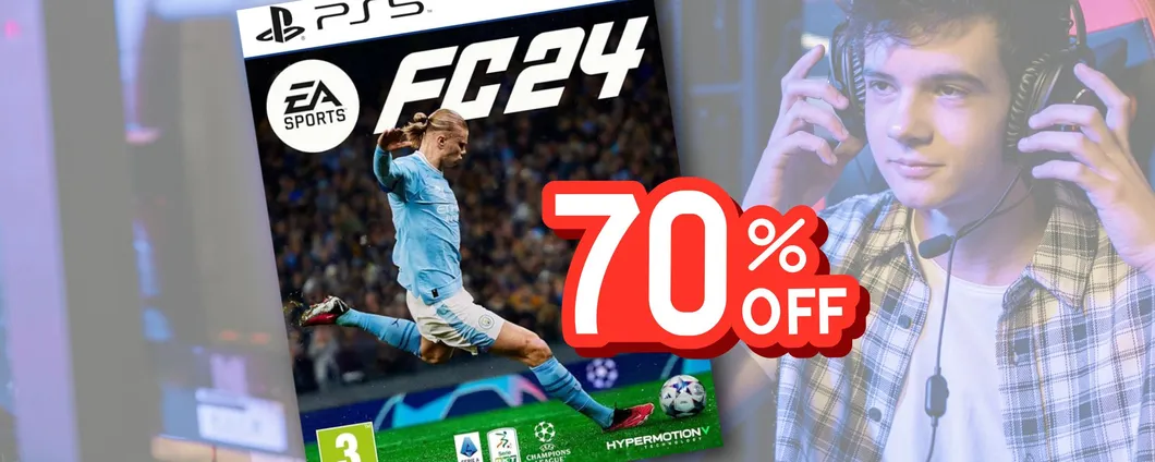 CHE BOMBA: 70% DI SCONTO per EA SPORTS FC 24 al suo minimo storico per PS5!