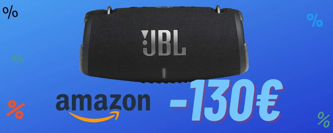 Altoparlante Bluetooth JBL Xtreme 3 ora in SUPER SCONTO su Amazon!