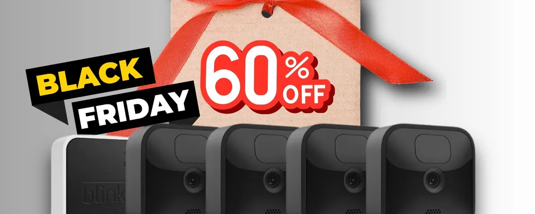 Black Friday FOLLIA: 4 videocamere Blink Outdoor al 60% in meno
