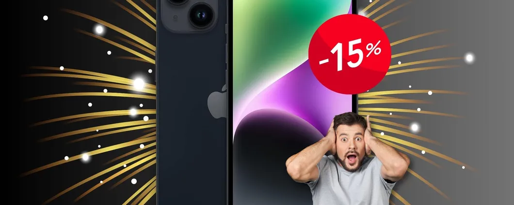 Apple iPhone 14: prezzo MAI COSì BASSO con il 14% di sconto