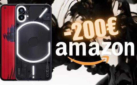 Nothing Phone (1) da 12GB/256GB su Amazon in SCONTO di 200€