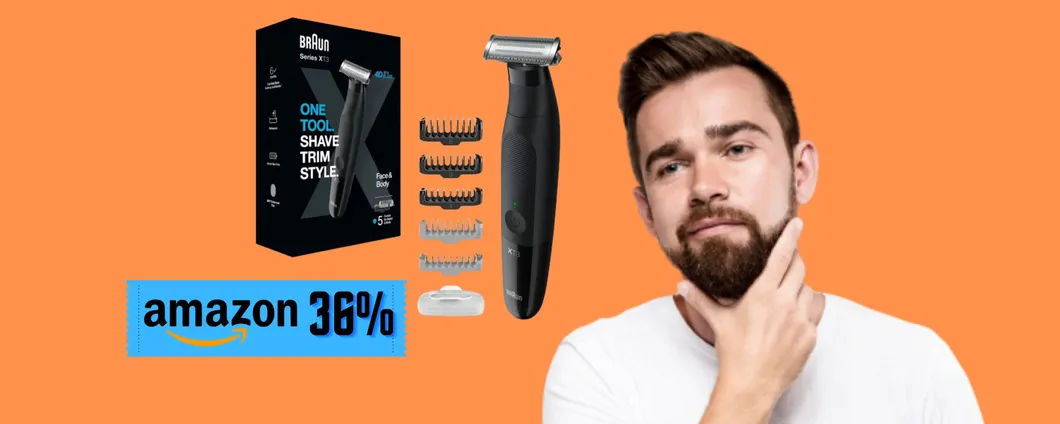 Rasatura impeccabile con il rasoio elettrico Braun IN MAXI SCONTO