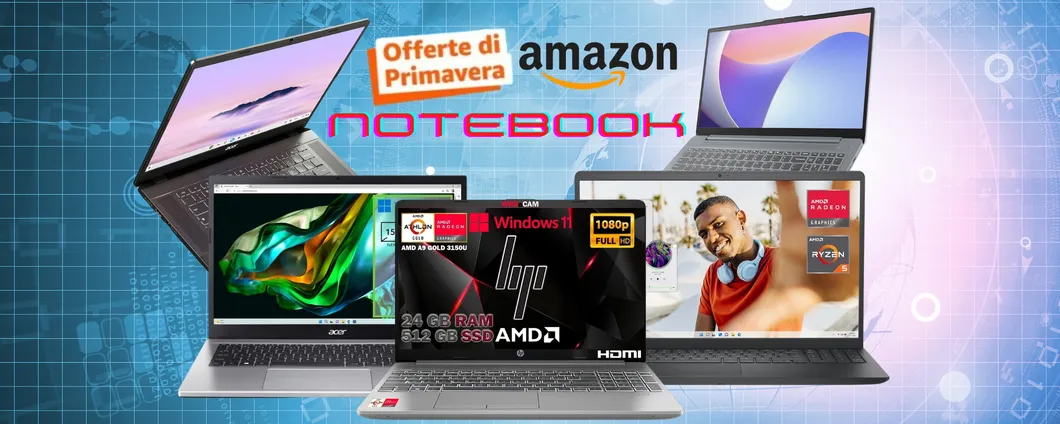 I Notebook da comprare alla Festa delle Offerte di Primavera di Amazon