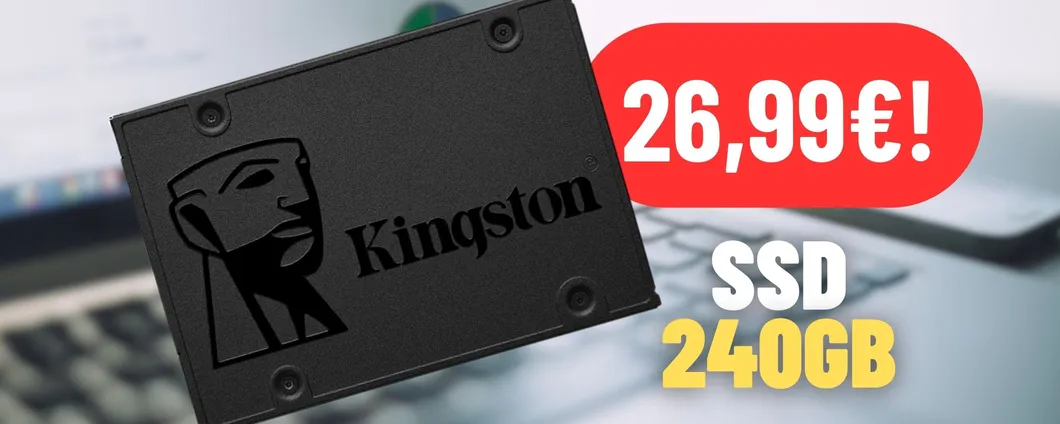 SSD KINGSTON da 240GB scontato del 10%: PROMO ATTIVA su eBay