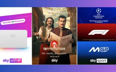 Sky Wifi + Sport + TV a 35,80€/mese: risparmia subito 550€ in un anno