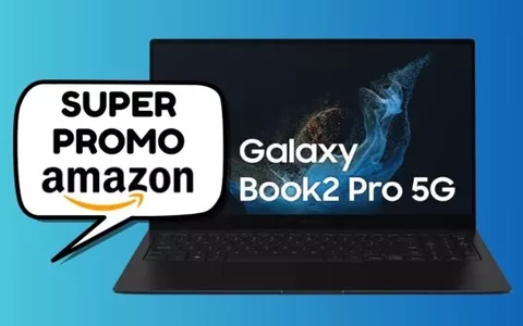 SUPER PREZZO: Samsung Galaxy Book2 Pro SCONTATO di ben 334 euro su Amazon!