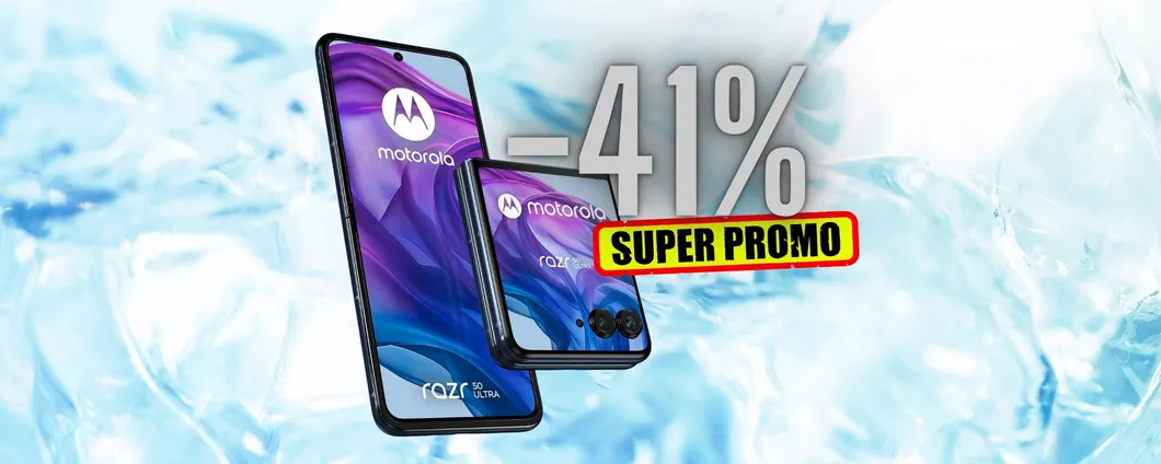 L'epico pieghevole Motorola Razr 50 Ultra (12/512GB) ora a un prezzo assurdo