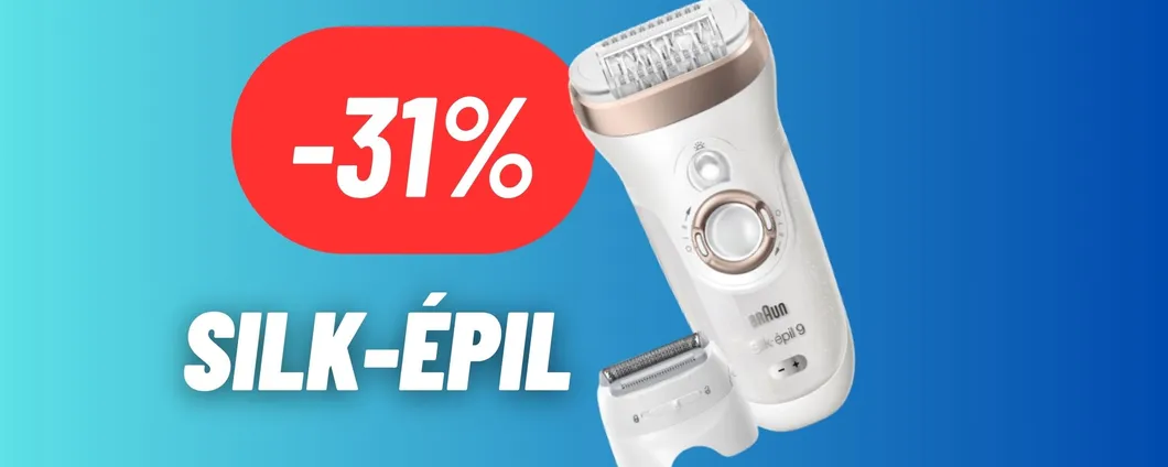 DEPILAZIONE IMPECCABILE con il Silk-épil 9 di Braun: OFFERTA FOLLE (-31%)