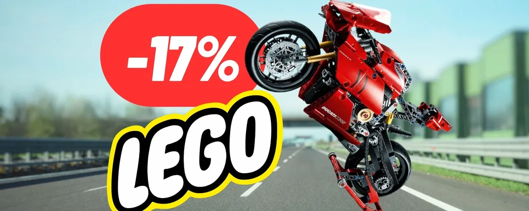 Scendi in pista con il modellino LEGO della DUCATI PUNIGALE V4 R