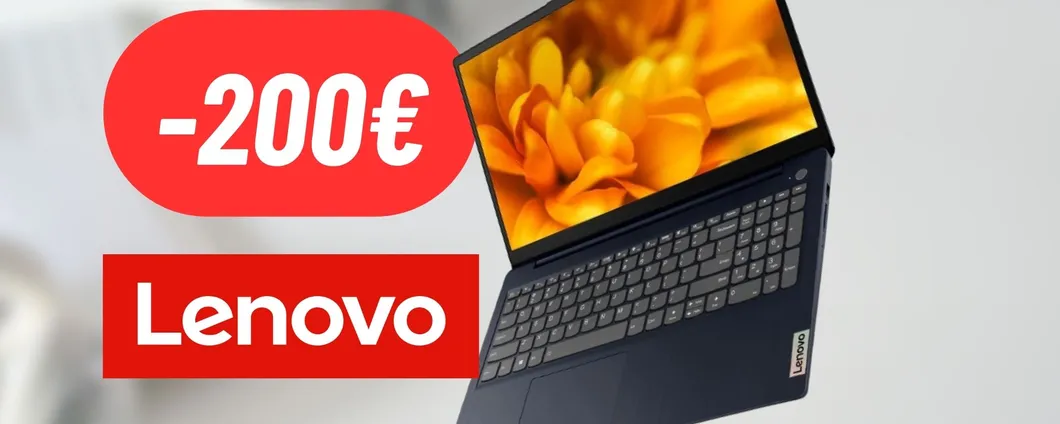 RISPARMIA 200€ sul Lenovo Idepad 3, il notebook perfetto per studio e lavoro