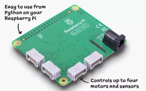 Raspberry Pi Build HAT, Raspberry Pi per LEGO® Technic™