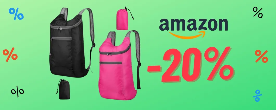 Zaini Pieghevoli Ultraleggeri Feibmir: SET da 2 in OFFERTISSIMA!