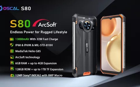 Oscal S80: disponibile il nuovo Rugged con caratteristiche top